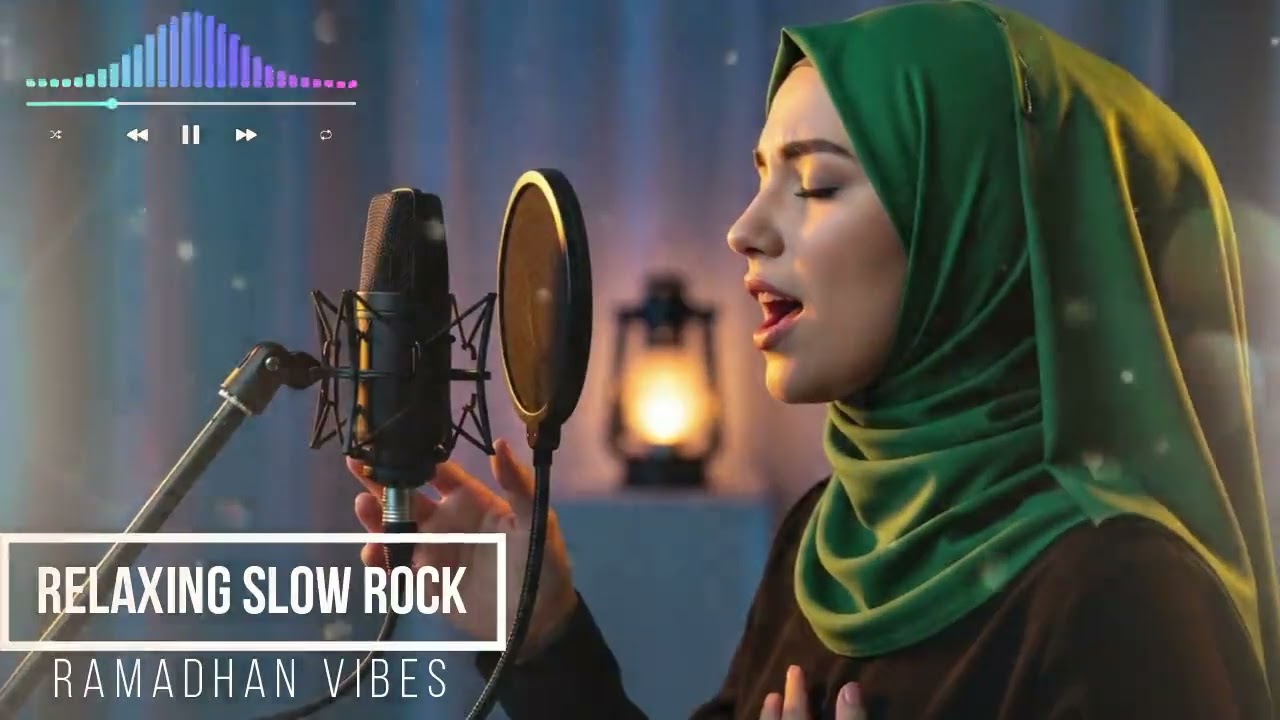 Relaxing Slowrock Ramadan Vibes | Peaceful Night Reflection Slow Rock Album