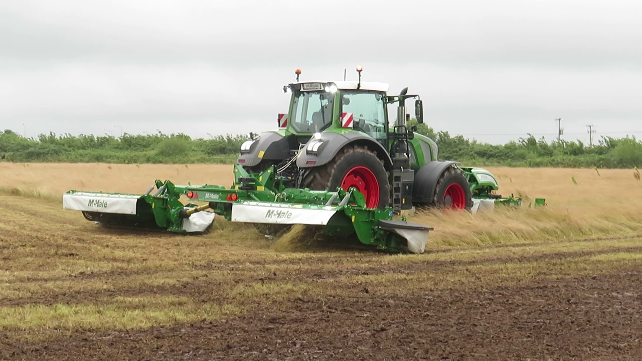 McHale Triple Mower with Fendt Tractor