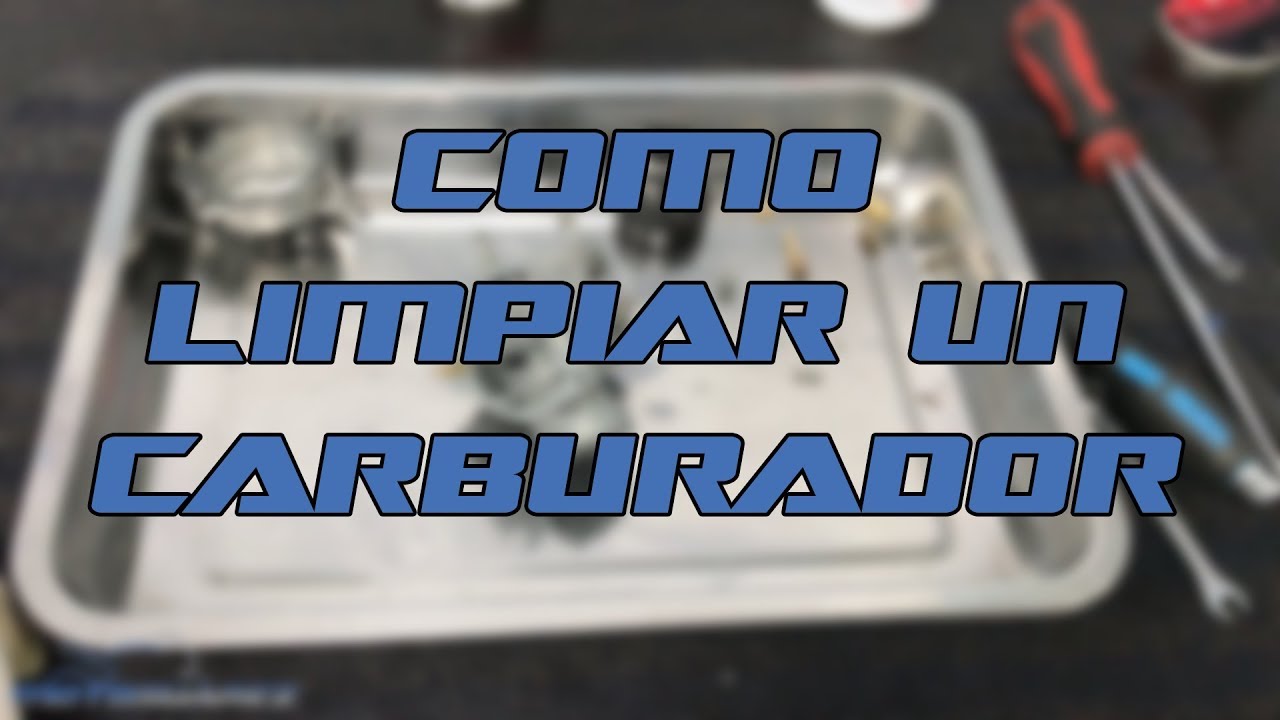 LIMPIAR CARBURADOR MOTO 2 TIEMPOS