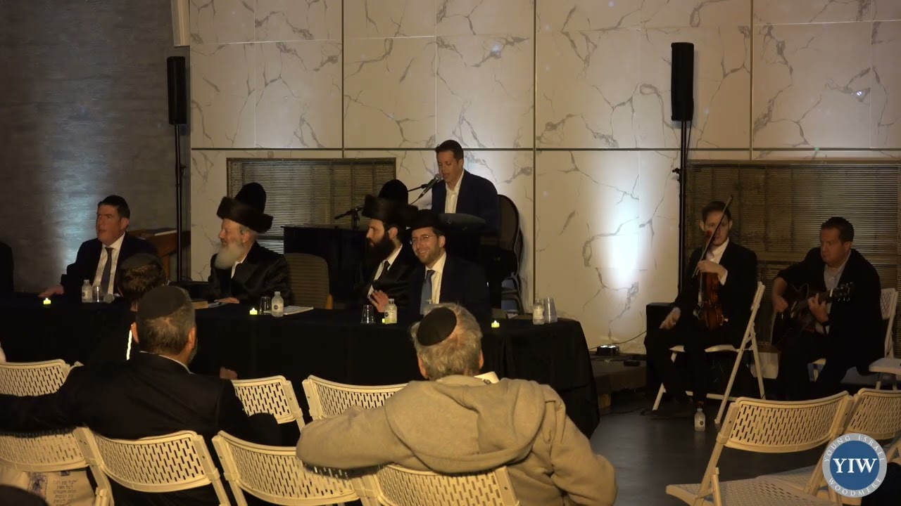 Pashkener Rebba & @SimchaLeiner1   Pre-Slichos 2025- Young Israel of Woodmere קומזיץ עם שמחה ליינר