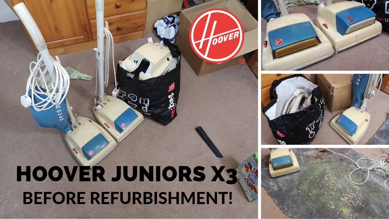 A trio of Hoover! Hoover Dirtsearcher Juniors - Before Refurbishment!