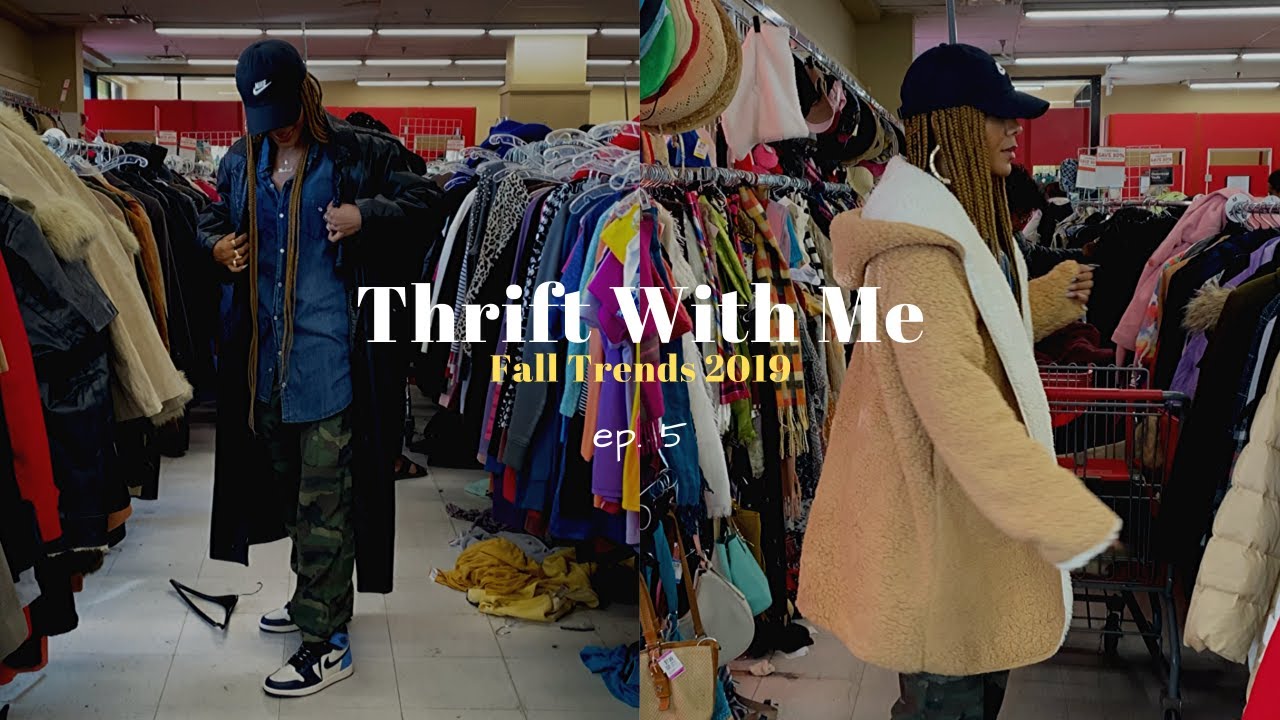 THRIFT WITH ME: Fall Trends 2019 || HAUL & TRY-ON