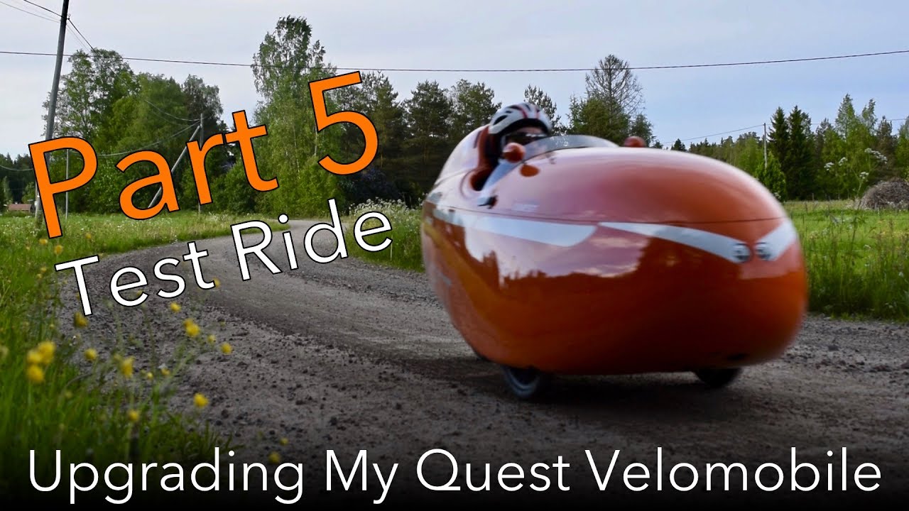 Testing the New Suspension - Upgrading My Quest Velomobile - Part 5