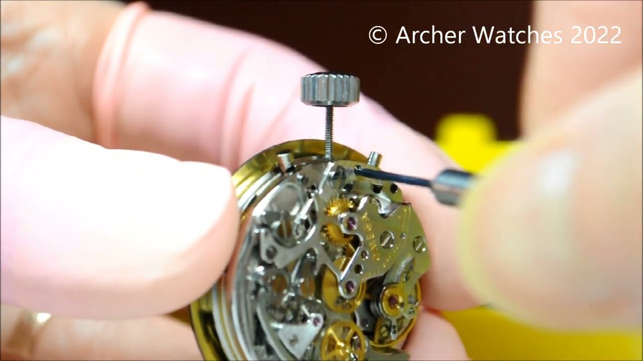 Inserting and removing a stem from Speedmaster