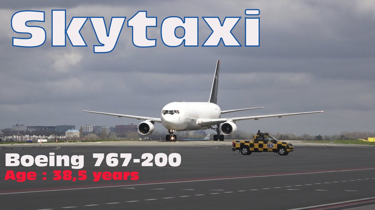 Skytaxi at Schiphol  (B767-200 - 38.5 years of age)