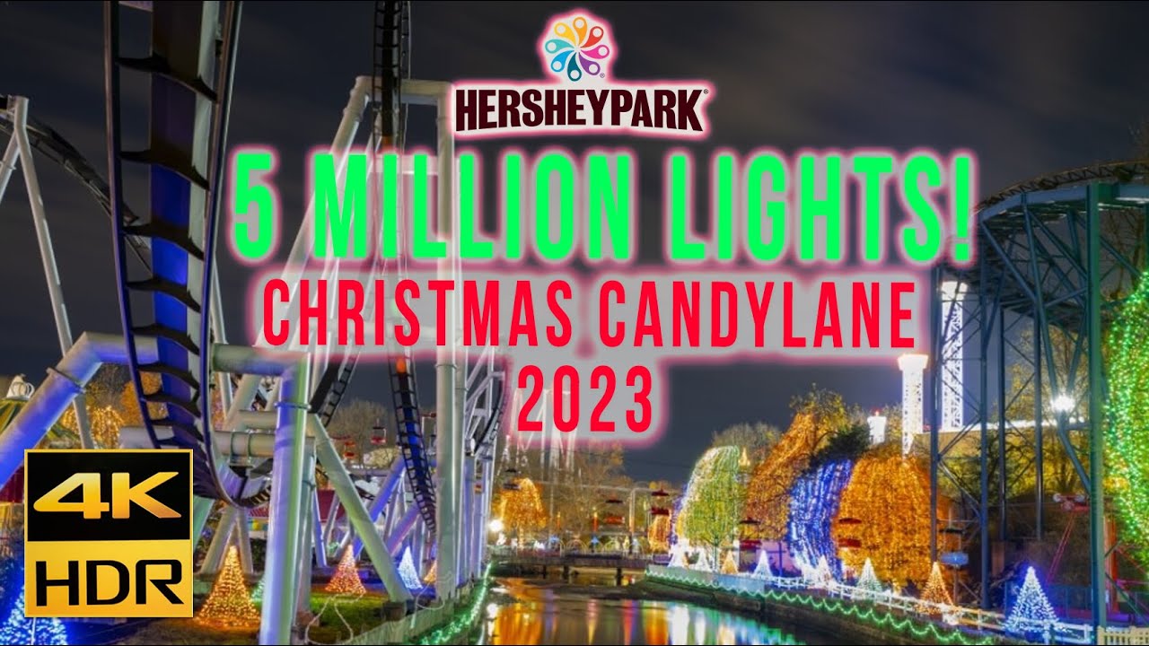 Hersheypark Christmas Candylane 2023 Opening Night Full Tour!