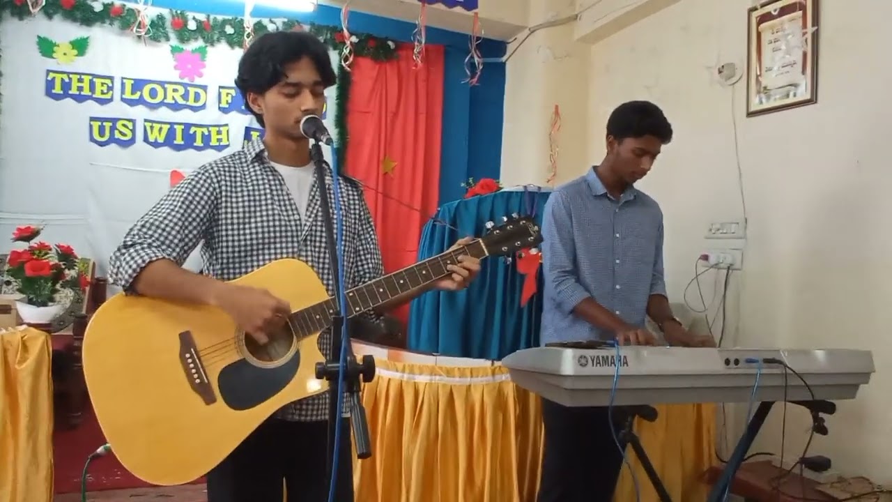 Christian song in Telugu church 