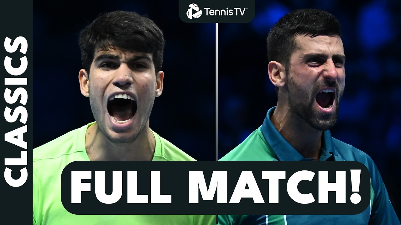 Carlos Alcaraz vs Novak Djokovic In Turin: Full Match! | Nitto ATP Finals 2023