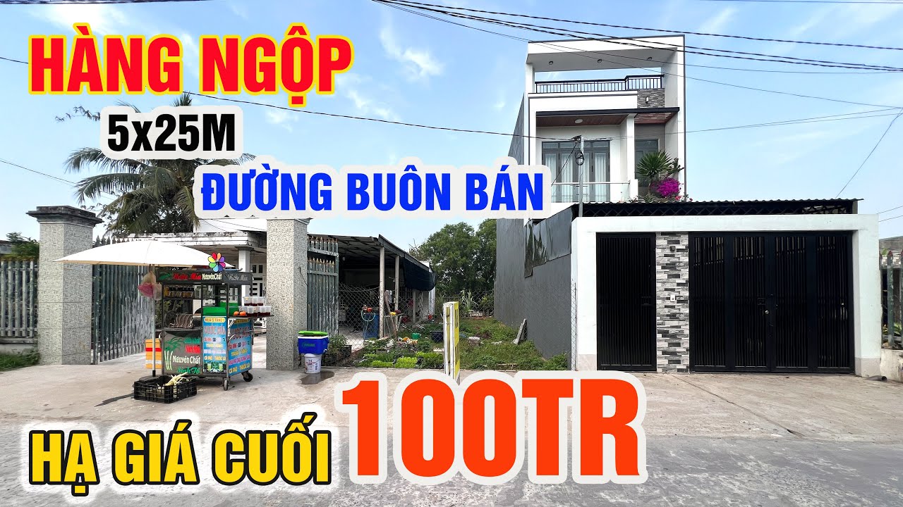 HẠ GIÁ THÊM 100TR, BÁN TRƯỚC TẾT. VỊ TRÍ KINH DOANH BUÔN BÁN ĐƯỢC MỸ HẠNH NAM LONG AN | Hằng Bán Đất