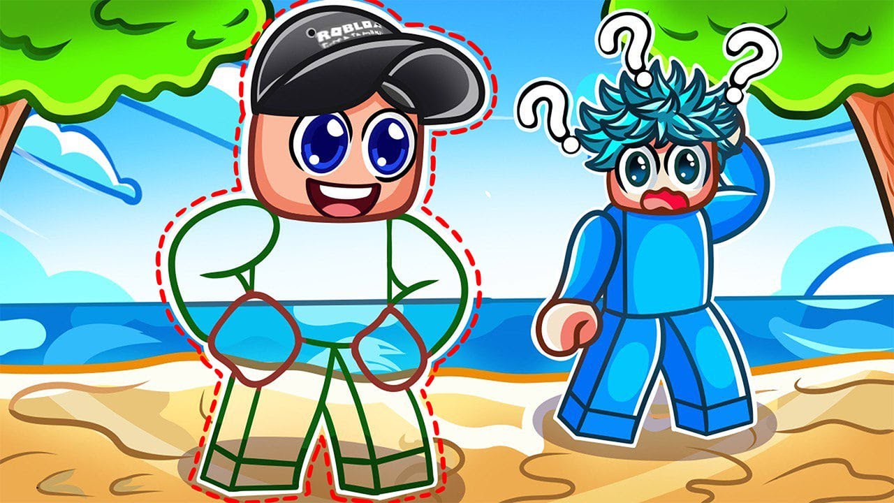 Camuflaje INVISIBLE en Escondite de Roblox!