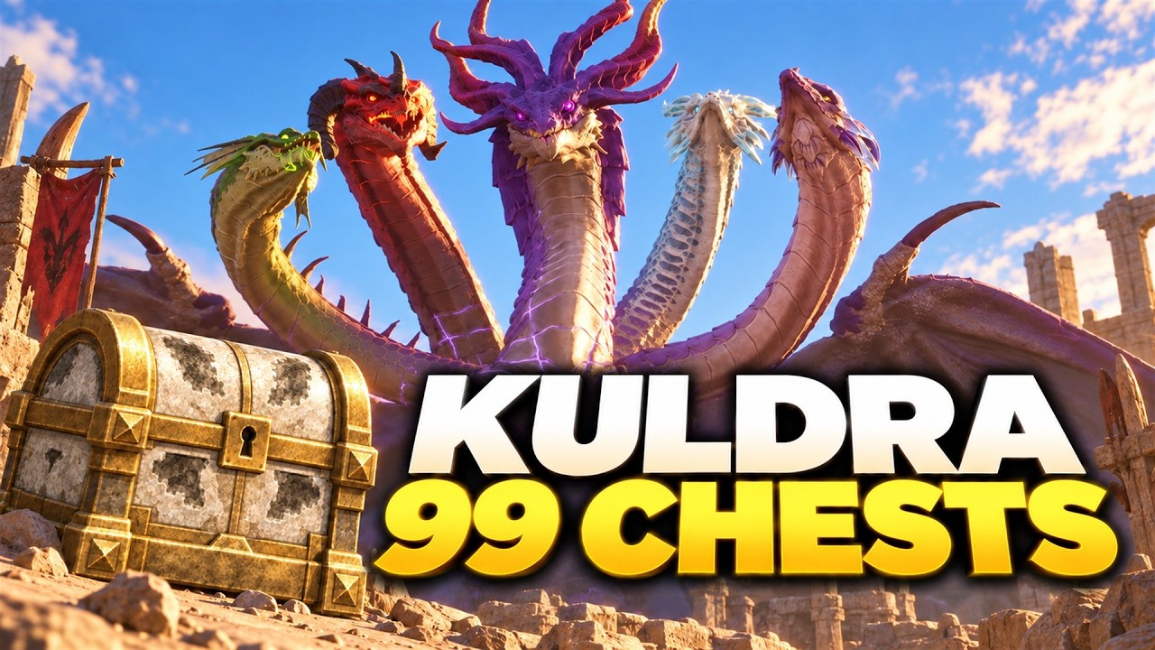 99 Kuldra Chests Opened &ndash; Dragon Gear, Loot & Drop Rates