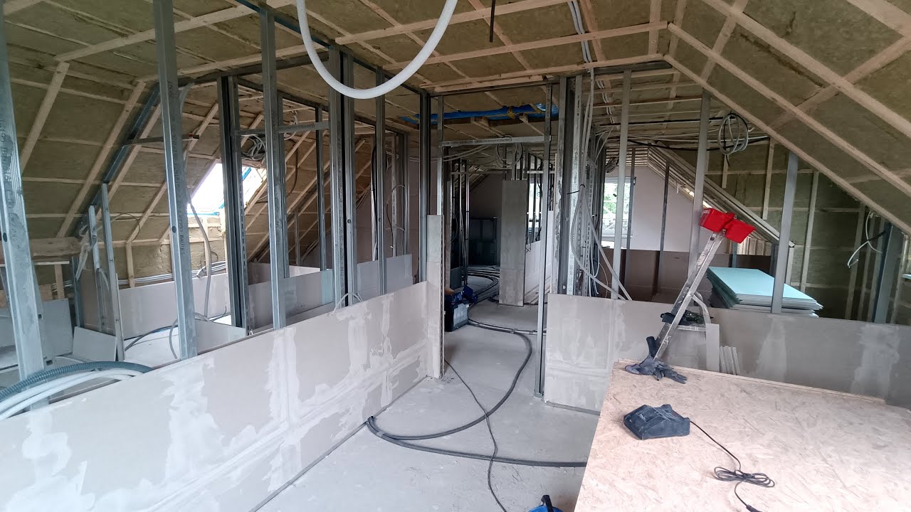 Hausbau Trockenbau bis Estrich