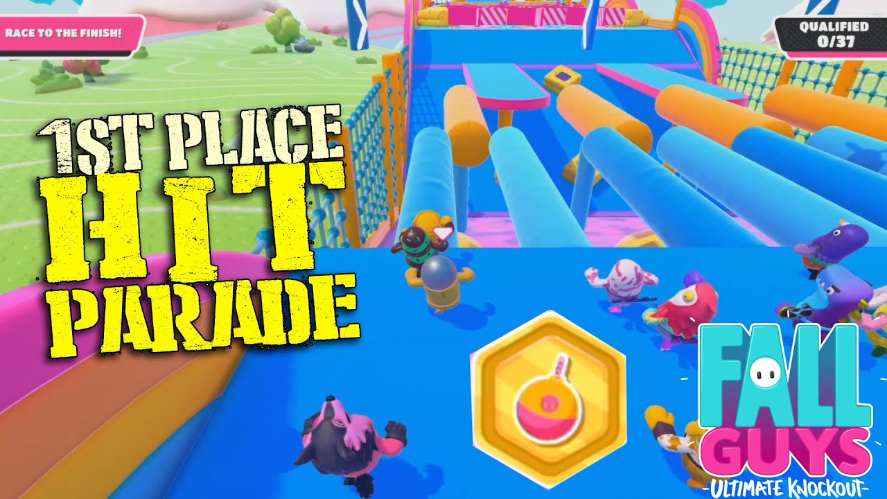 Fall Guys: Ultimate Knockout Gameplay - Hit Parade (1st Place Run)