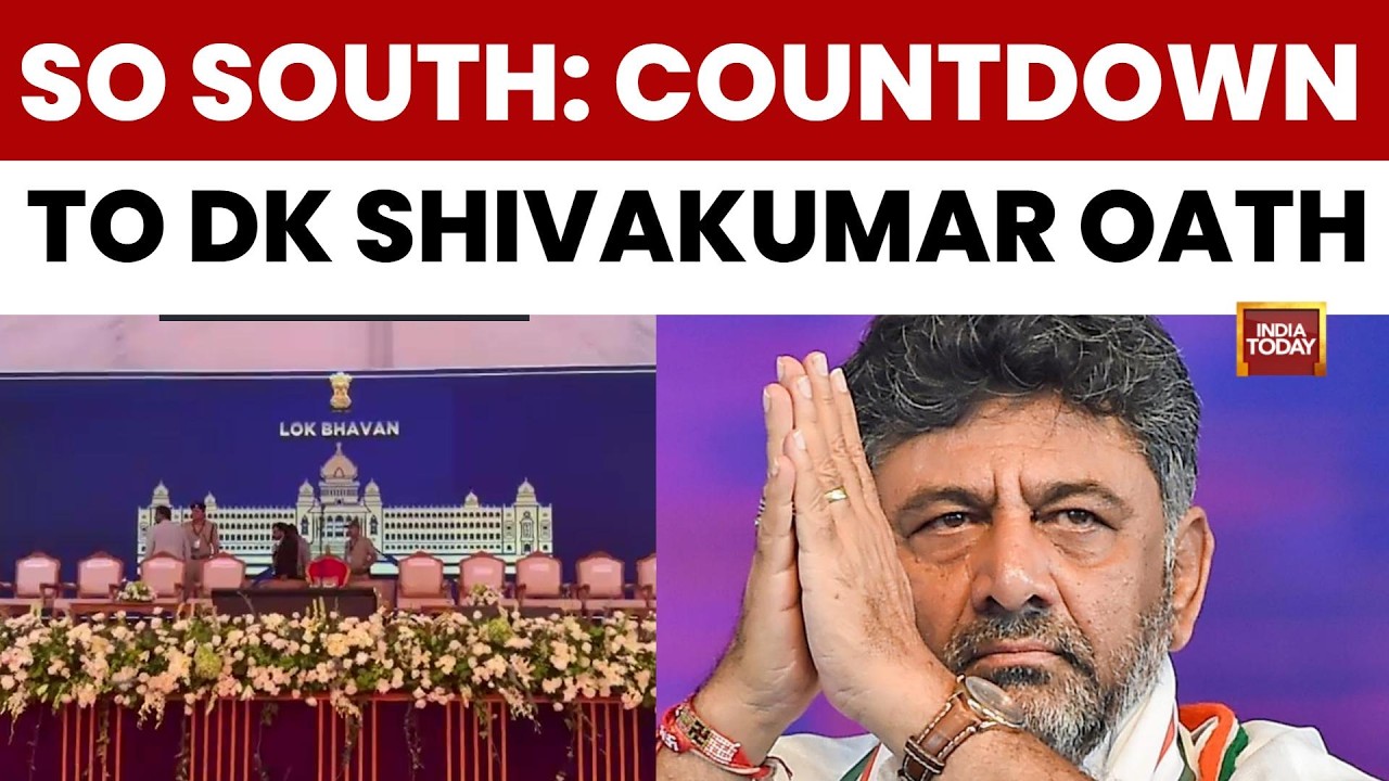 DK Shivakumar Oath | Exclusive Scoop On DKS Cabinet, Inside Visuals From Lok Bhavan | So South