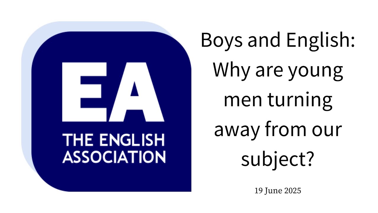 Boys and English: Why are young men turning away from our subject? (19 June 2025)