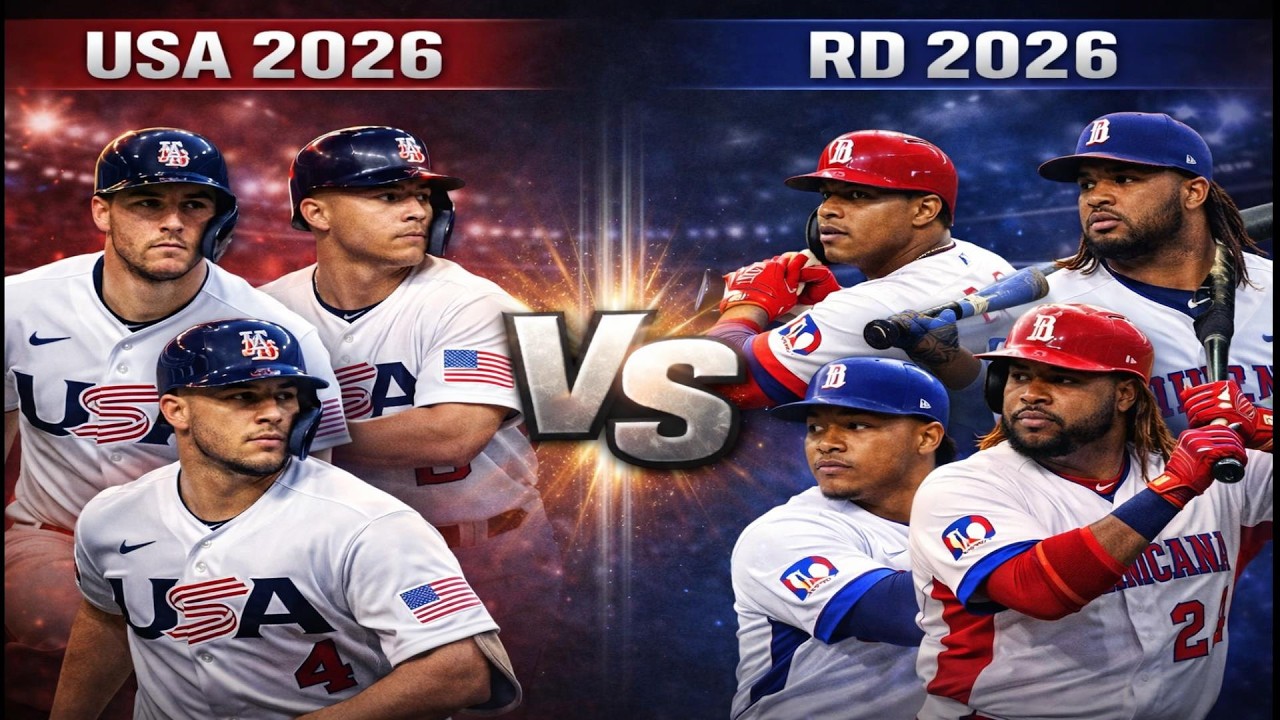 WBC 2026: USA vs RD | ¿Qué equipo es realmente mejor? Comparación hombre a hombre