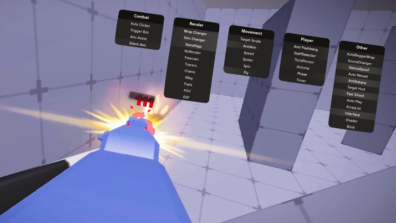 로블록스 한국인이 만든 라이벌 핵 스크립트 모던 Roblox Rivals Hack Script Modern