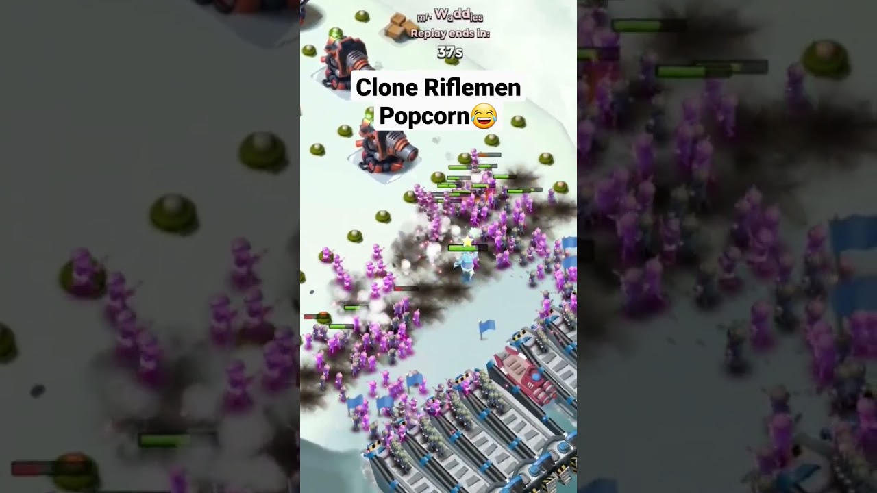 Boom Beach Clone Riflemen Vs Mines