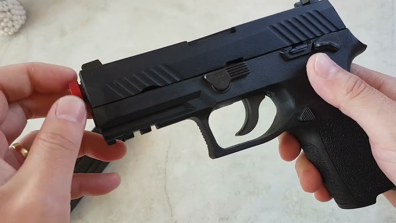 Airsoft - Sig Sauer F18 Black WE GBB 6mm - E&G Comércio