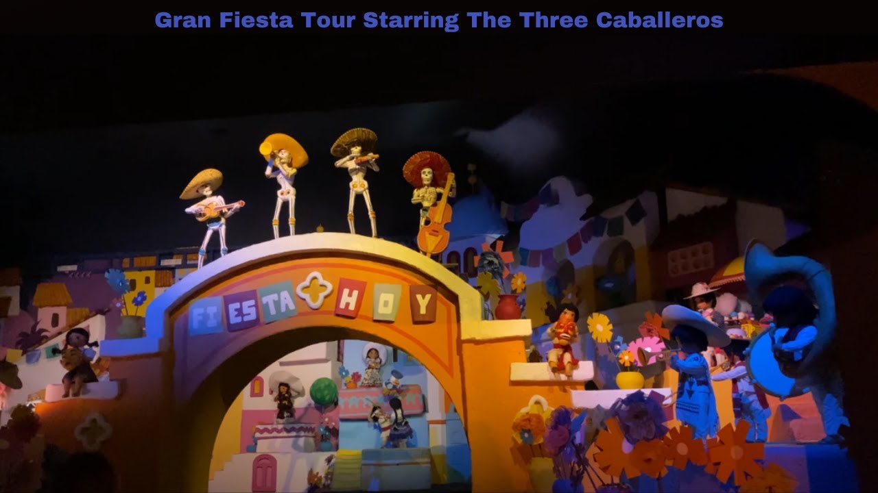 Gran Fiesta Tour Starring The Three Caballeros at Disney World's EPCOT: A (Delayed) [4K] Ride POV!