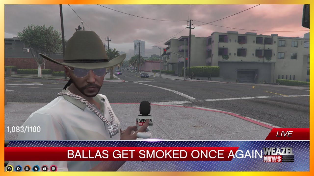 EXCLUSIVE LIVE Footage Of Seaside vs Ballas // GG HOOD NEWS | NoPixel GTA RP