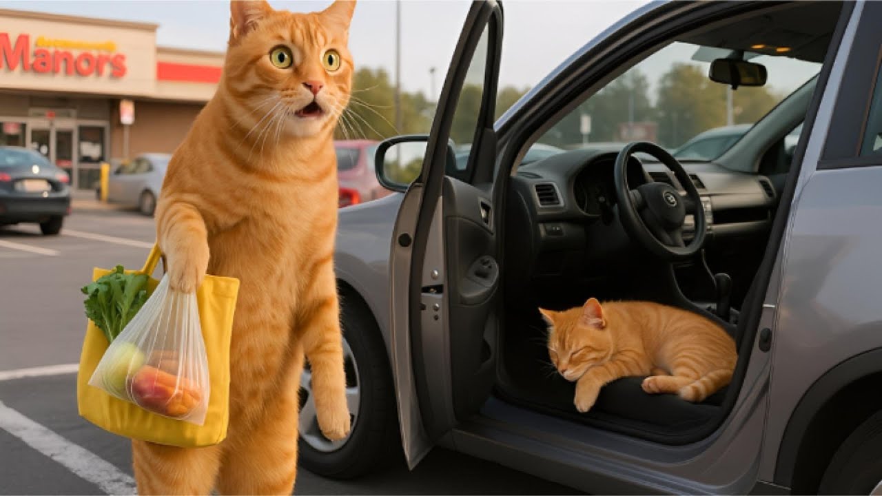 Kitten Stuck In Hot Car, Almost Suffocated-Kitten AI