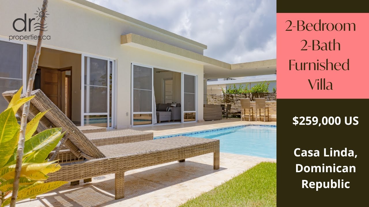 Casa Linda Villa in Sosúa — 2 Beds · 2 Baths · USD $259,000 | DR Properties