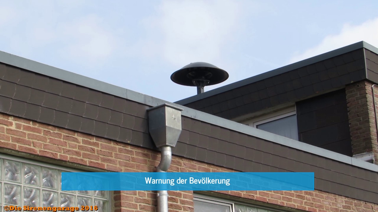 Sirenenprobe Kreis D&uuml;ren Sirene E57 Feuerwehr Bergstein 08.04.2017