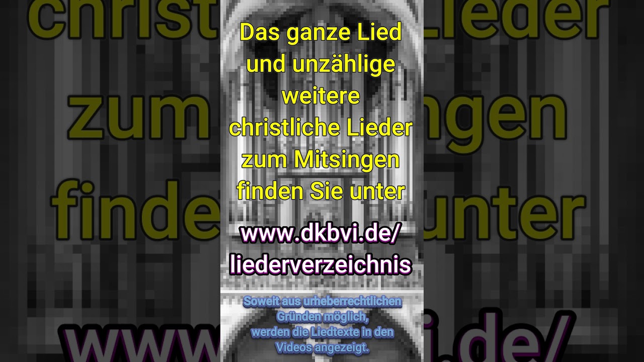 Ach wie fl&uuml;chtig ach wie nichtig - Orgelbegleitung zum Mitsingen