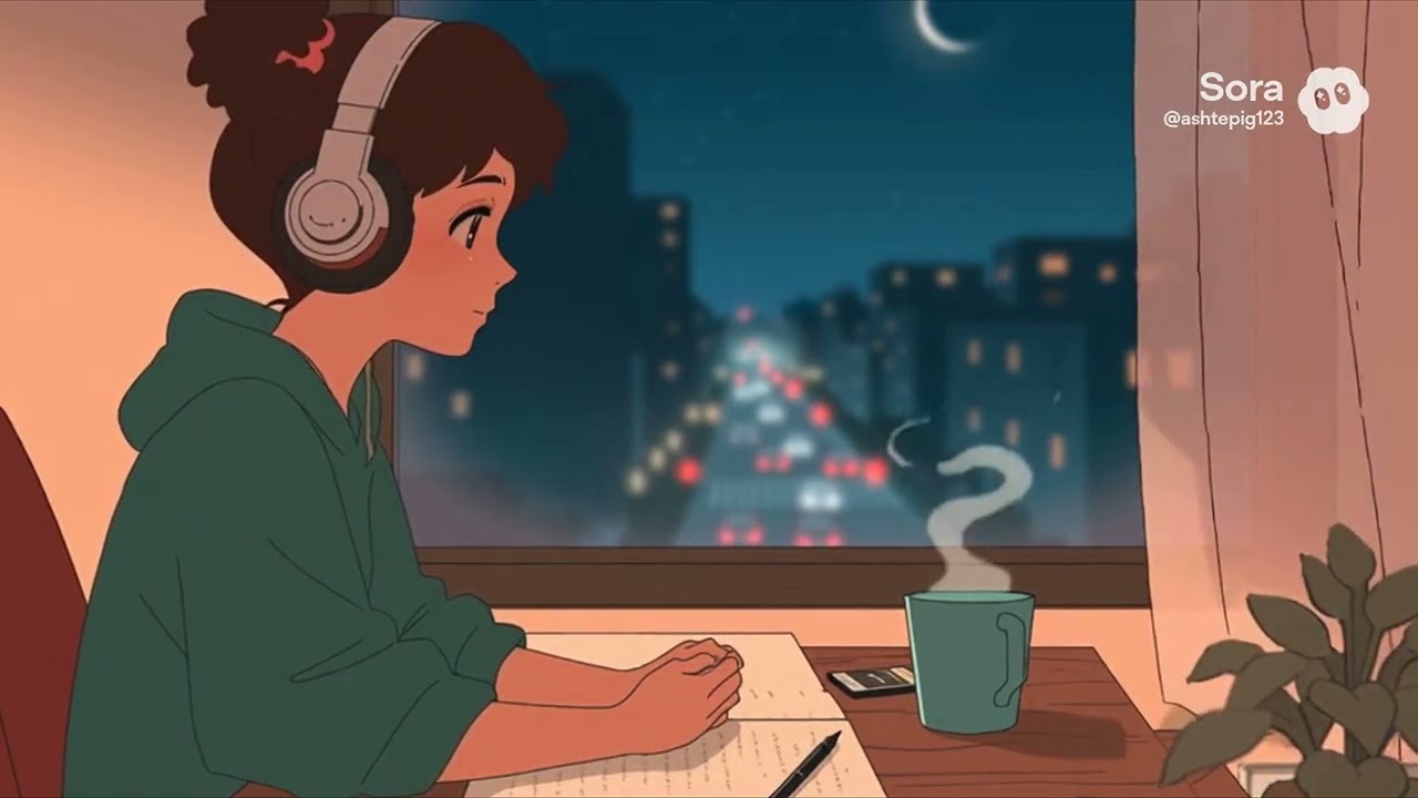 soft night lo-fi hip hop ✨ ~ Chill lofi mix