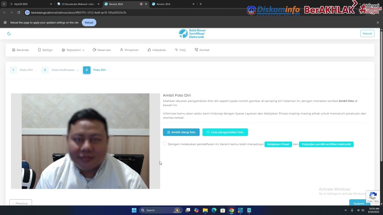TUTORIAL REGISTRASI TANDA TANGAN ELEKTRONIK MELALUI APLIKASI MYASN