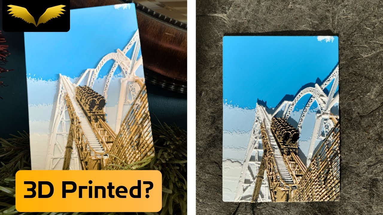 Making a 3D Hyperia Roller Coaster Poster