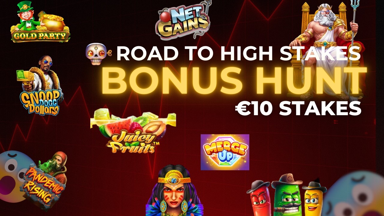 ROAD TO HIGH STAKES BONUS HUNT - &euro;10 STAKES
