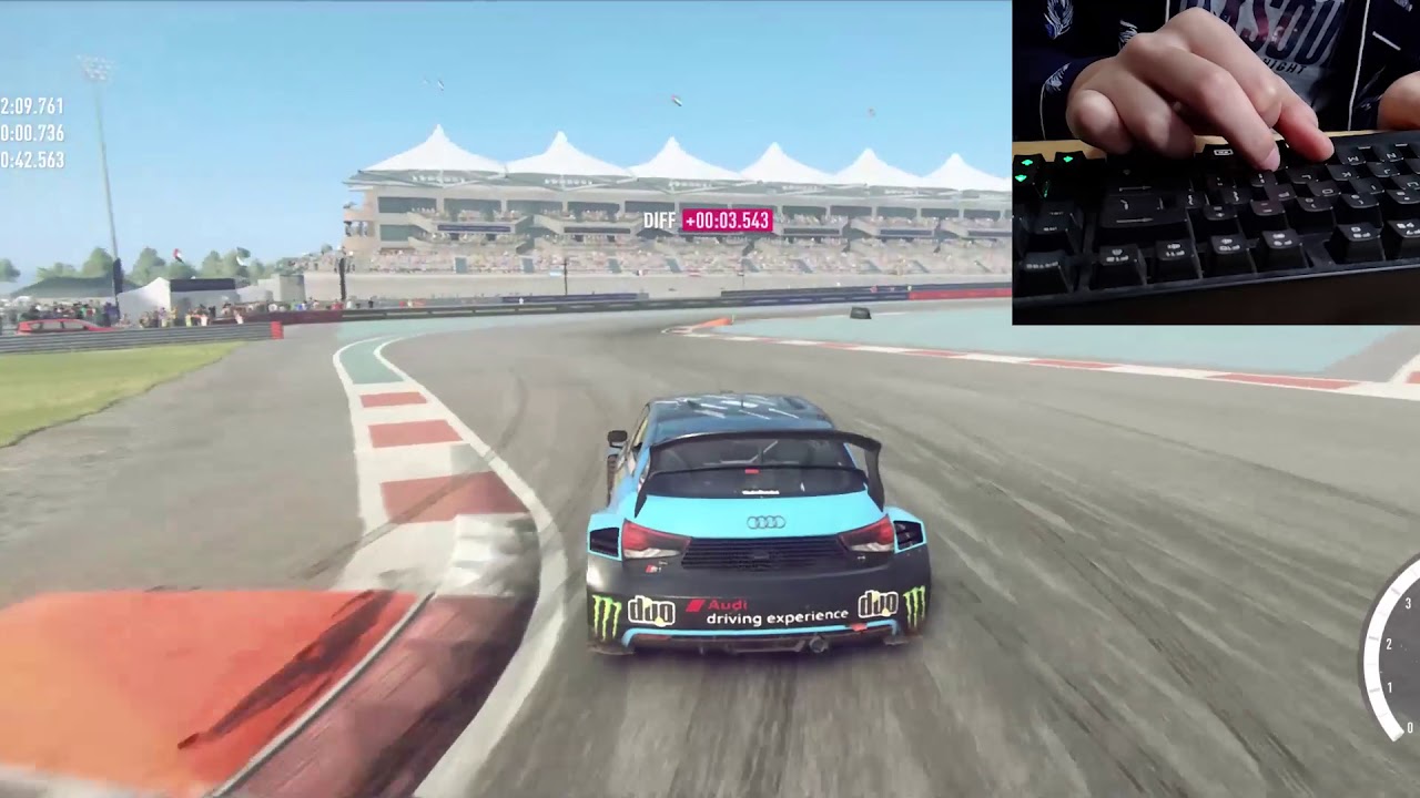 Dirt Rally 2.0 'Launch Event' achievement with KEYBOARD (ABS ONLY Assist)