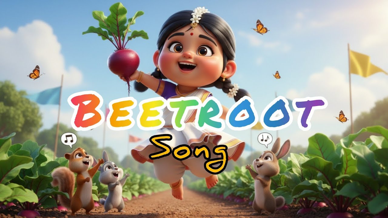 பீட்ரூட் பாடல் 🫜| Tamil Rhymes | Beetroot Song for Kids @MexiTv-All 