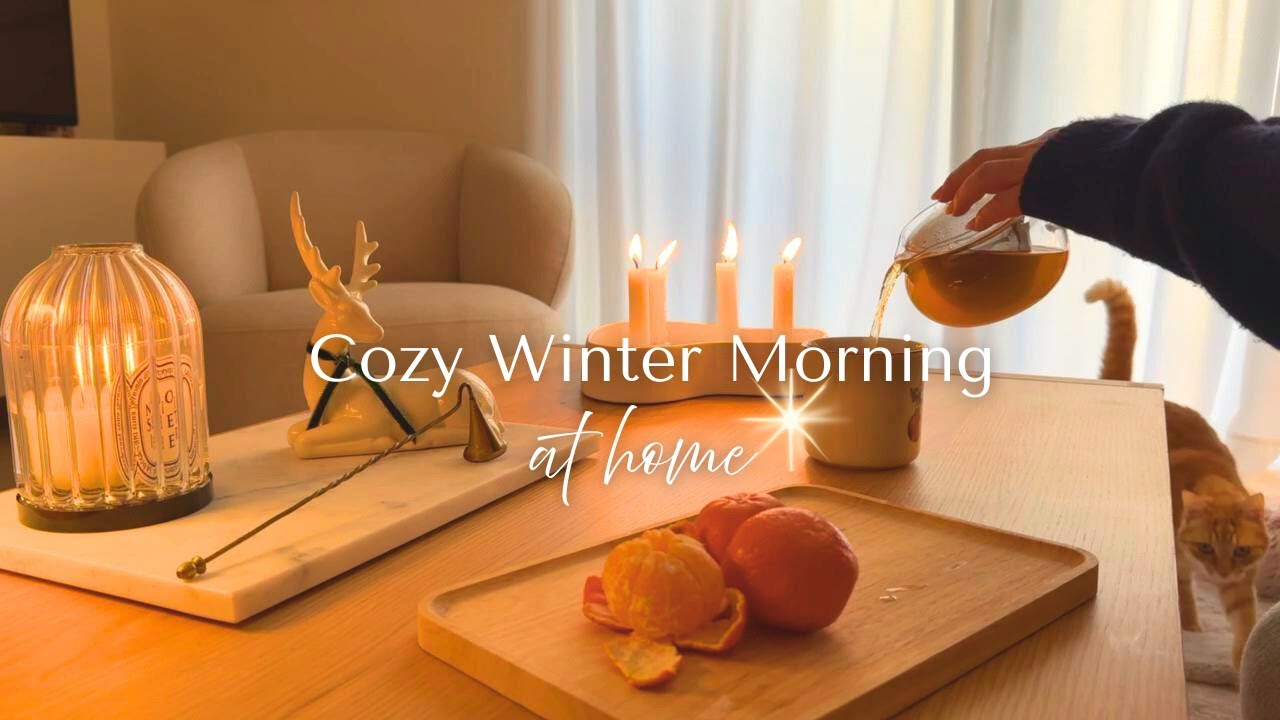 Cozy Winter Morning at Home | New Year Thoughts | Baking