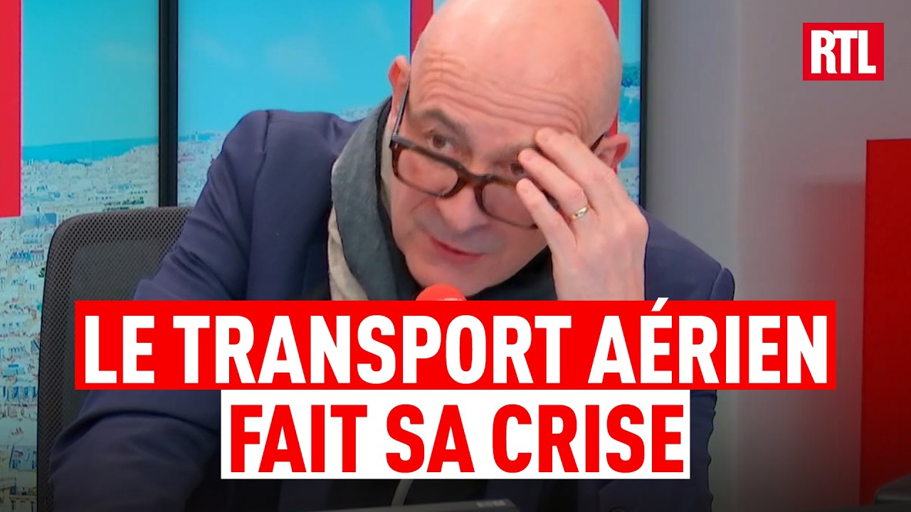 Le transport aérien mondial fait sa crise : l'édito de François Lenglet sur RTL