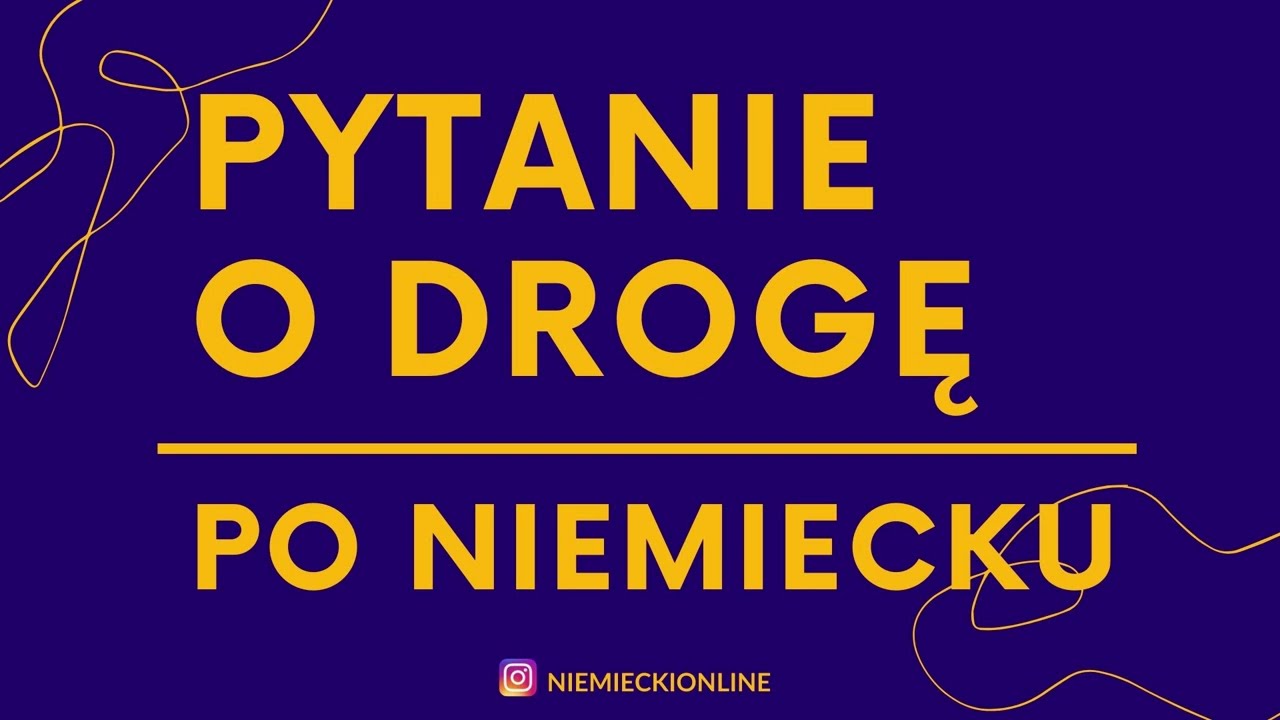 Pytanie o drogę po niemiecku Niemiecki od podstaw Niemiecki dla początkujących Kurs Niemieckiego A1