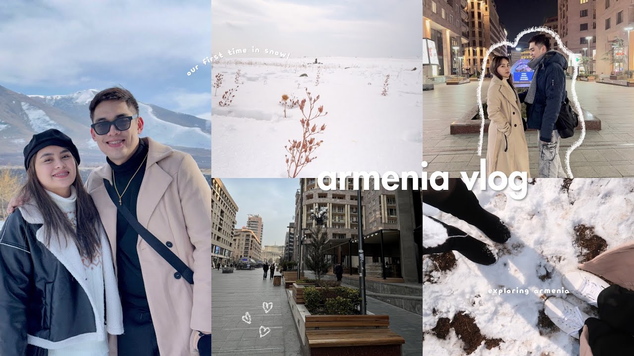 ARMENIA VLOG | winter trip, first time seeing snow ❄️