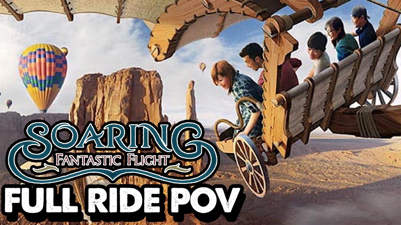 Soaring Fantastic Flight - Full Queue and Ride POV - Tokyo DisneySea