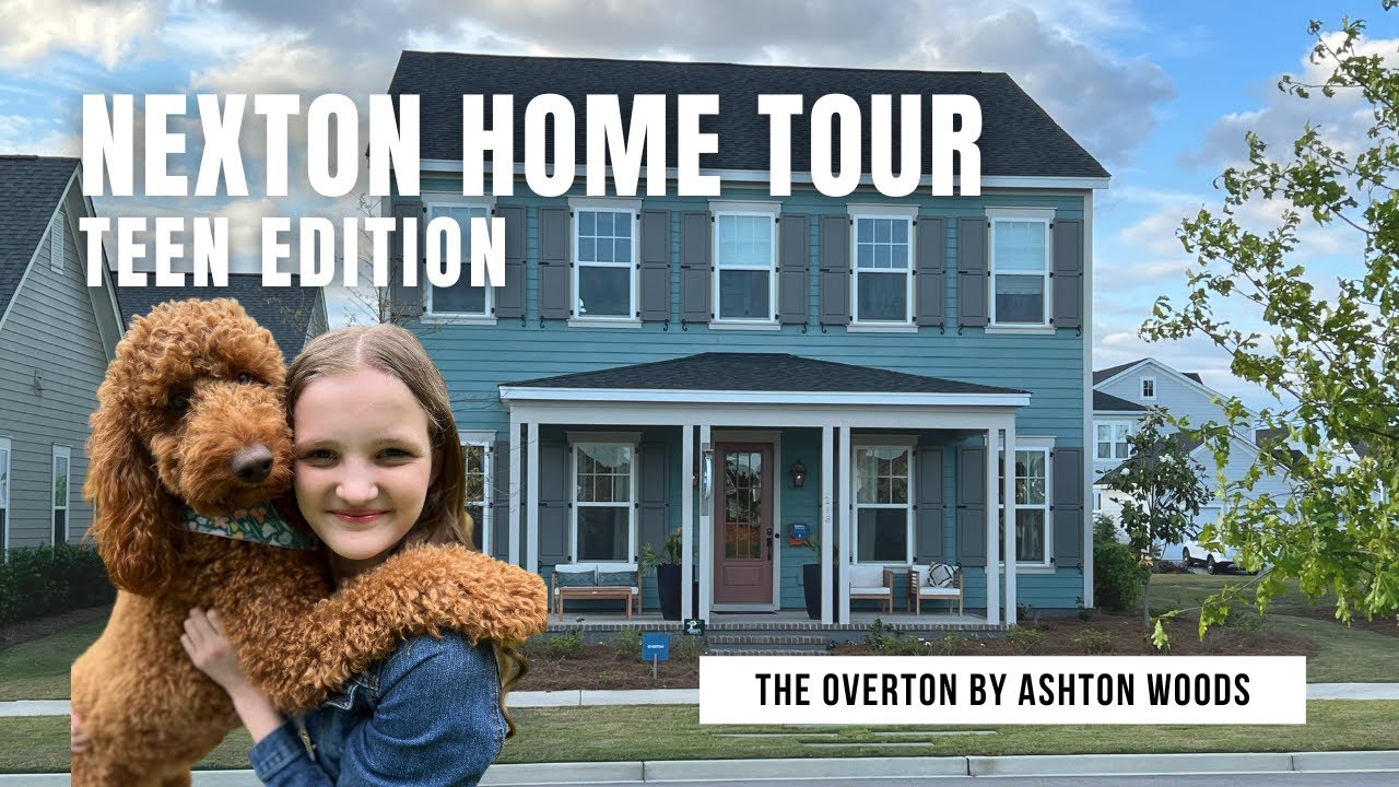 INAUGURAL Grace's TEEN TOUR! | Nexton | Model Home Tour: The Overton | Ashton Woods | Summerville SC