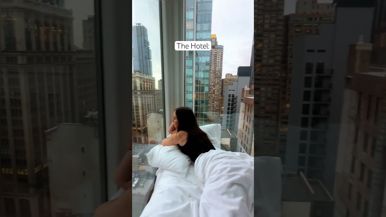 The best hotel room view in NYC!🗽 📍Arlo Nomad