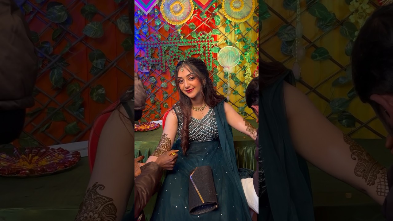 Mehendi Mai aisa hua😍&hearts;️ #shorts #trendingshorts #bridal #weeding #marriage #viral #meghachaube