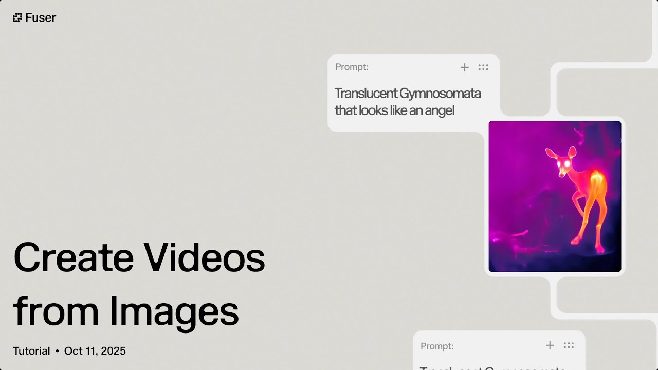 Tutorial: Create Videos from Images