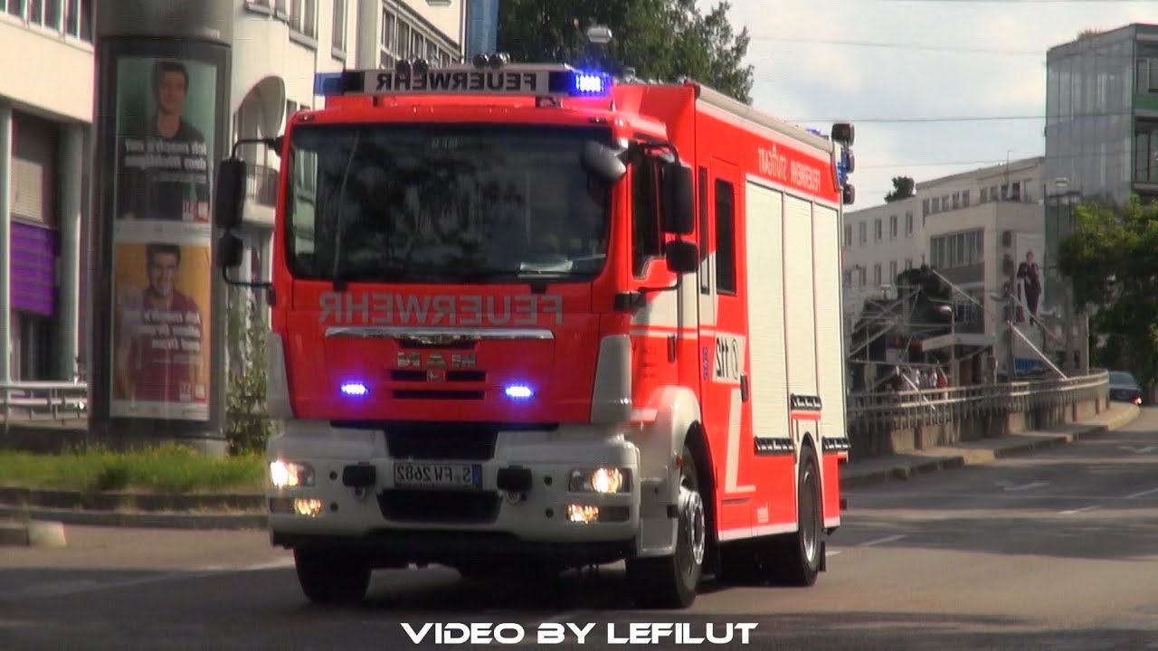 [FEUERWEHR STUTTGART] Stuttgarter HLF-A & HLF-B auf Alarmfahrten