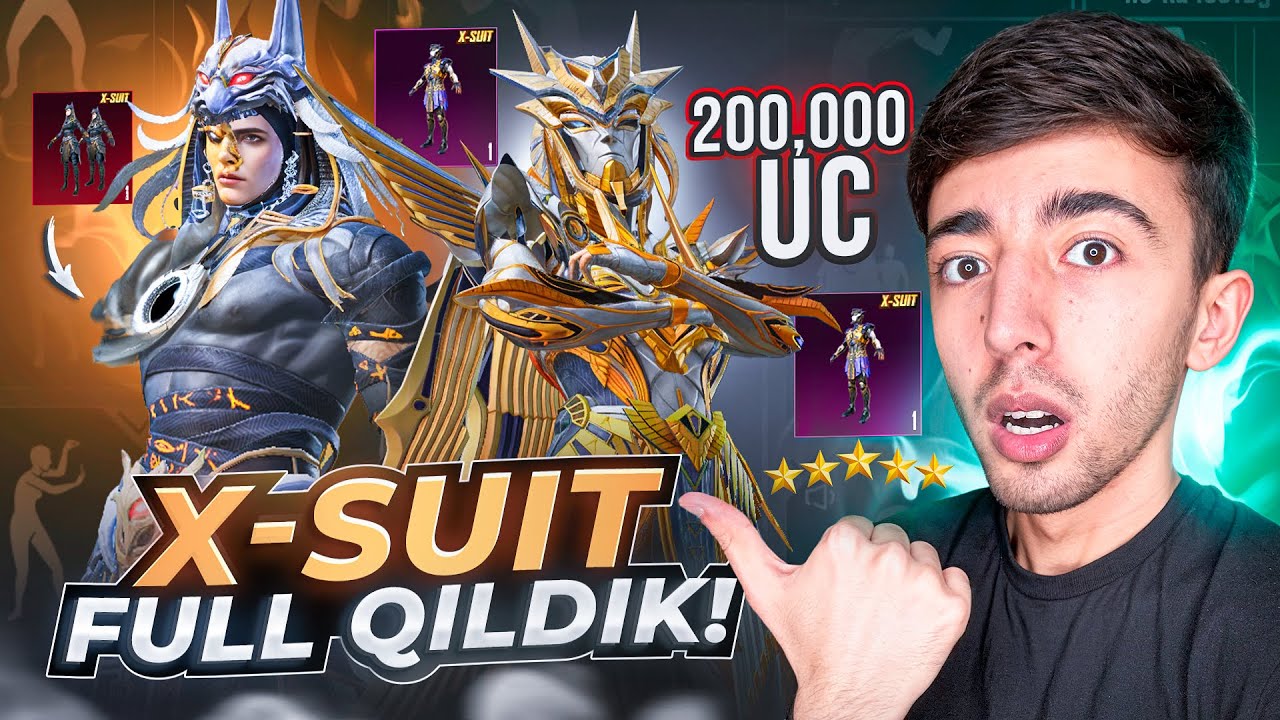 😱200,000 UC FARAON va ANUKHARA FULL QILAMIZ 🥵 PUBG MOBILE!!!