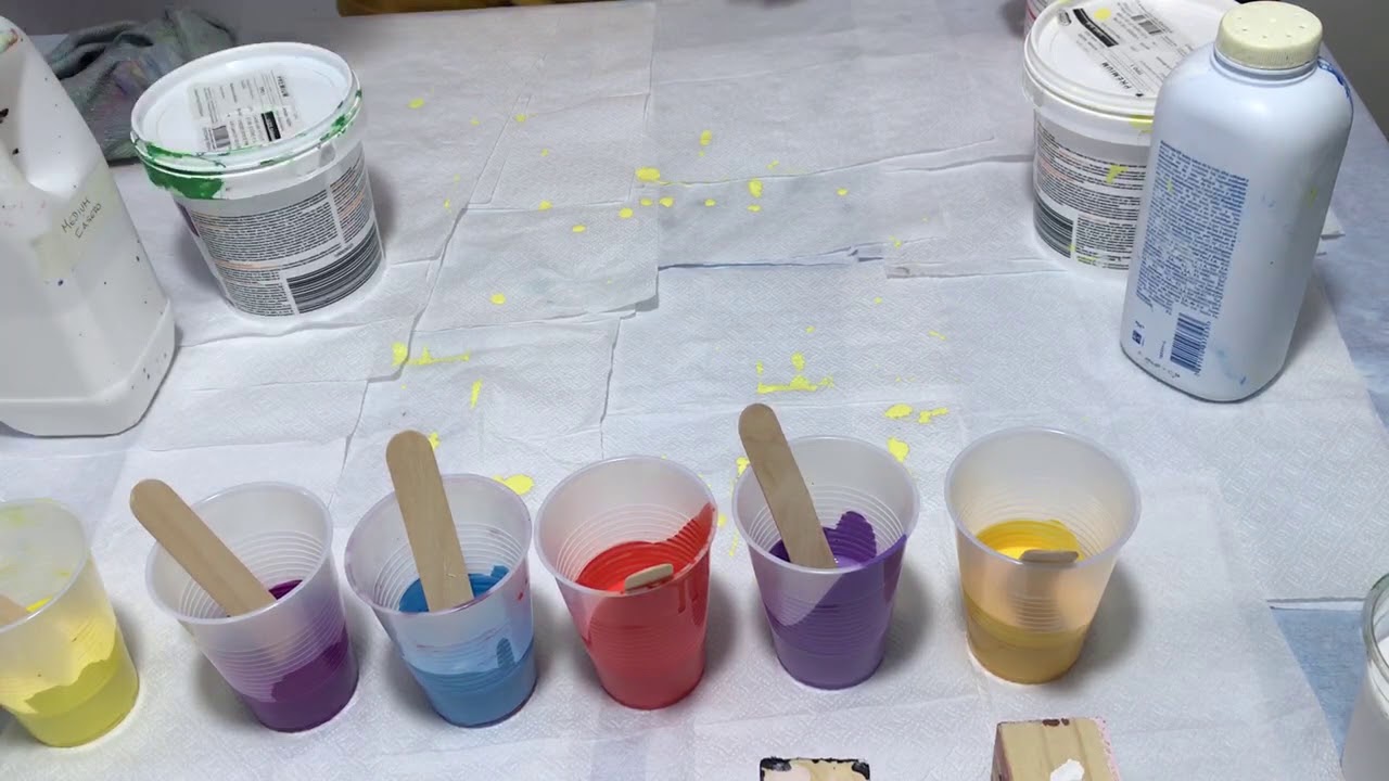 Cómo preparar GESSO , MEDIUM y PINTURA ACRÍLICA caseros ¡Has tu propia obra de arte abstracta!