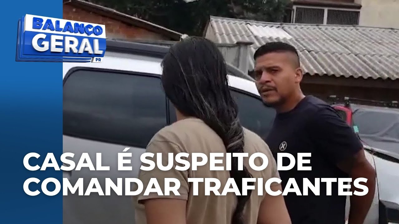 Operação prende casal suspeito de comandar traficantes em Curitiba e Ponta Grossa