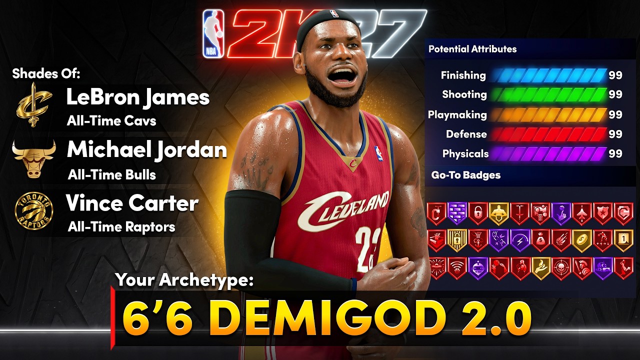 THE 99 DUNK ISO BUILD THAT IS BREAKING NBA2K27 - BEST 6'6 GUARD ALL-AROUND BUILD! BEST BUILD 2K27!