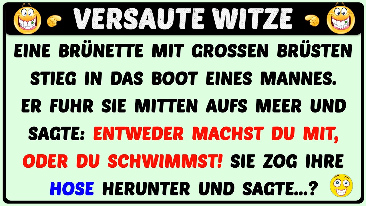 Bester Witz Des Tages! - Brünette, Boot und eine Schockierende Wahl! | Täglich Witzige Videos